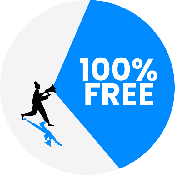 100% Free